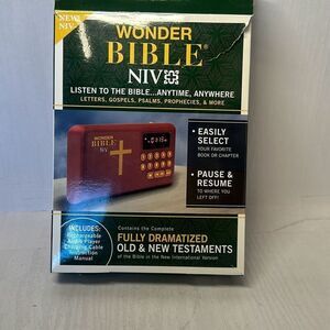 Wonder Bible‎ New International Version - Listen To God's Word Fully Dramatized!